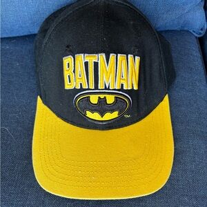 Batman Black and White Logo Cap